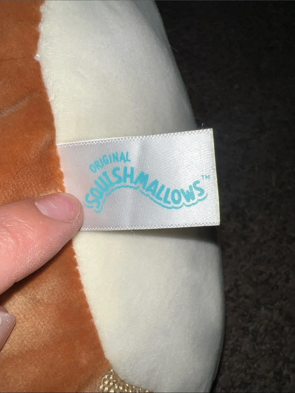 plush backpack, Squishmallows Regina the Corgi